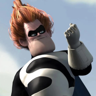 Image of Syndrome from Disney Pixar's 2004 film, The Incredibles.