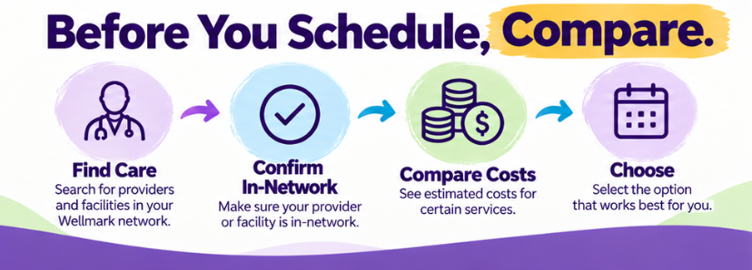 Before you schedule, compare.